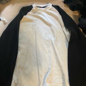 Black and White Activewear Shirt